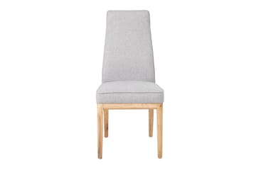 Stol PRESTON 46x585xH102cm grå stof - Møbler - Stole & lænestole - Spisebordsstole & køkkenstole
