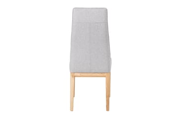 Stol PRESTON 46x585xH102cm grå stof - Møbler - Stole & lænestole - Spisebordsstole & køkkenstole
