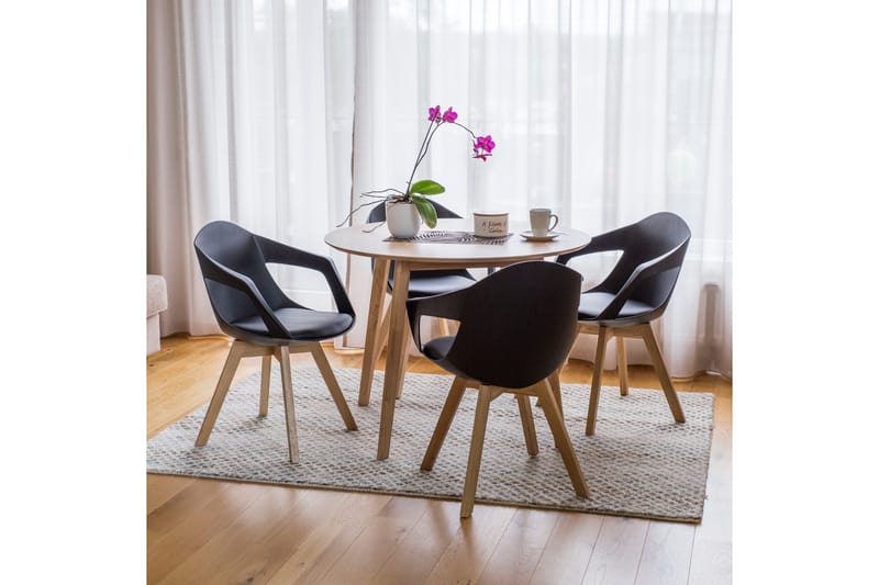 Stuart Stol Black||Wood - Møbler - Stole & lænestole - Spisebordsstole & køkkenstole