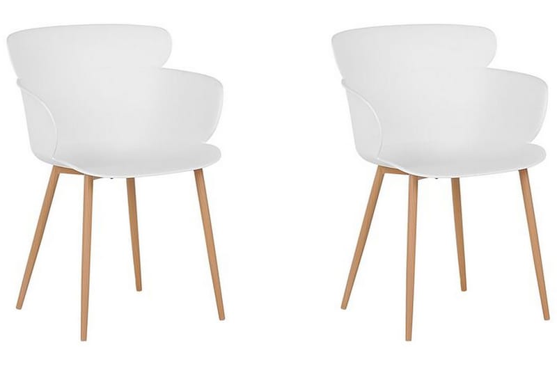 Sumkley Spisebordsstol 2stk - Hvid - Møbler - Stole & lænestole - Spisebordsstole & køkkenstole
