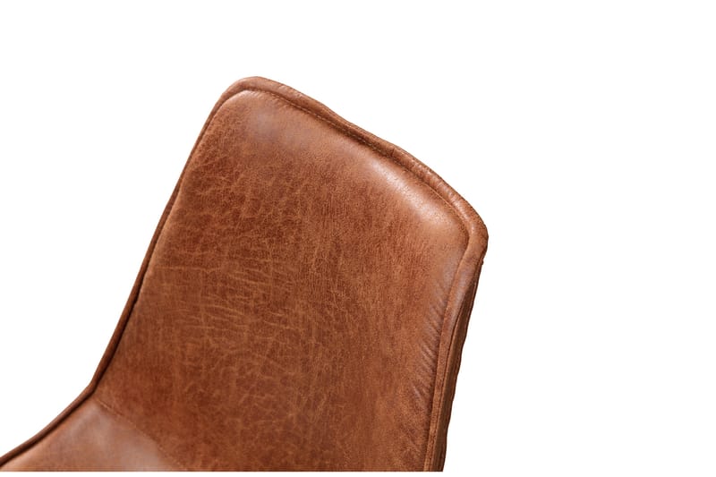 Swen Køkkenstol 2-pak Kunstlæder - Cognac - Møbler - Stole & lænestole - Spisebordsstole & køkkenstole