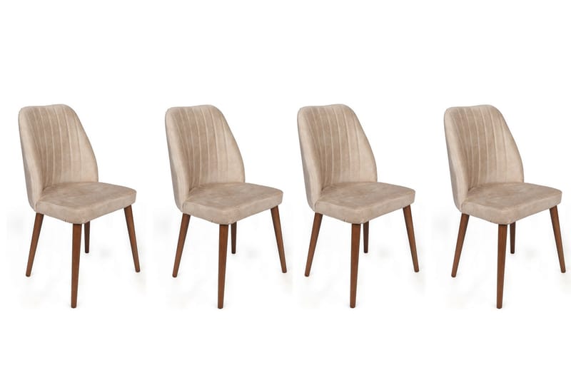 Taybah Spisebordsstol - Valnød finér/Cream - Møbler - Stole & lænestole - Spisebordsstole & køkkenstole