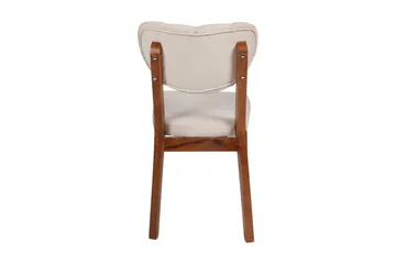 Tharol Spisebordsstol - Valnød/Beige - Møbler - Stole & lænestole - Spisebordsstole & køkkenstole