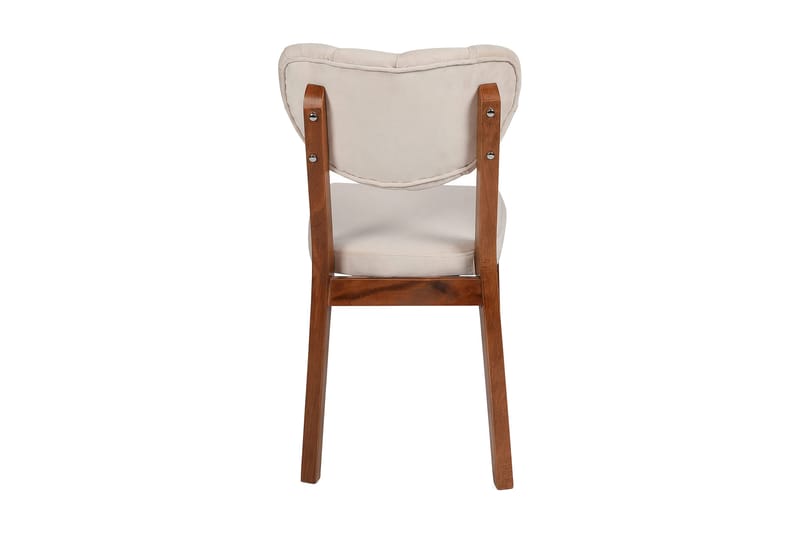 Tharol Spisebordsstol - Valnød/Beige - Møbler - Stole & lænestole - Spisebordsstole & køkkenstole