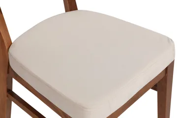 Tharol Spisebordsstol - Valnød/Beige - Møbler - Stole & lænestole - Spisebordsstole & køkkenstole