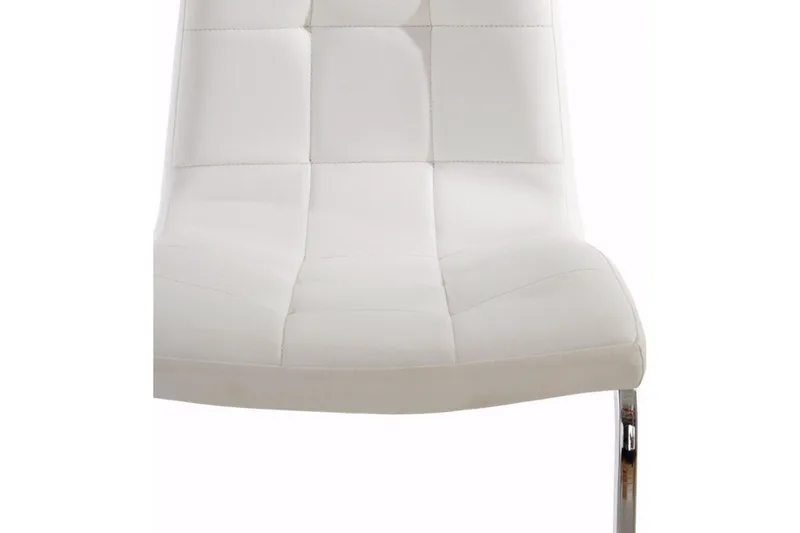 Tolna spisebordsstol kunstlæder 2 stk. - hvid - Møbler - Stole & lænestole - Spisebordsstole & køkkenstole
