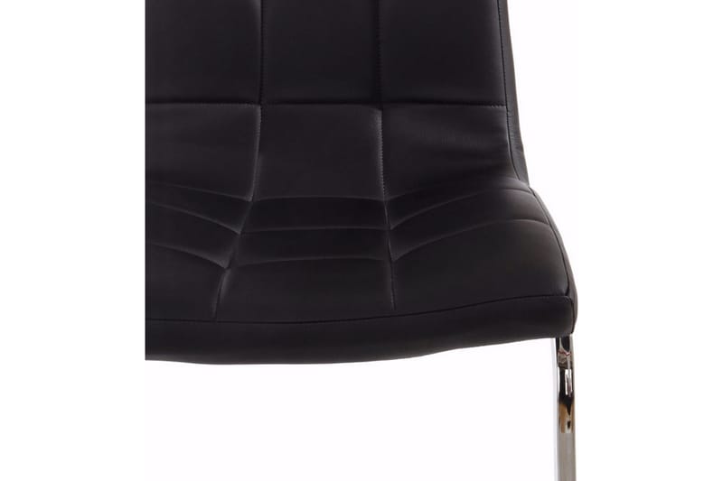Tolna spisebordsstol kunstlæder 2 stk. - sort - Møbler - Stole & lænestole - Spisebordsstole & køkkenstole