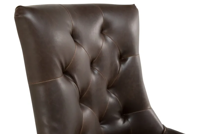 Tuva Lænestol Kunstlæder - Brun - Møbler - Stole & lænestole - Spisebordsstole & køkkenstole