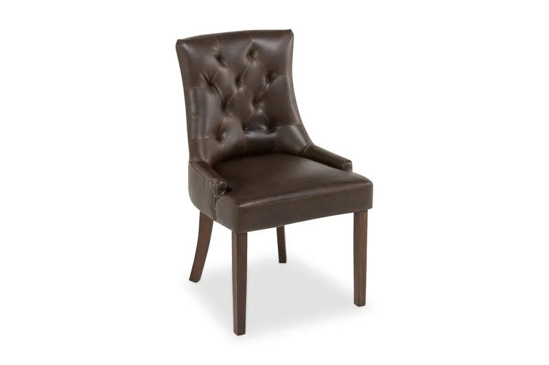Tuva Lænestol Kunstlæder, Brun