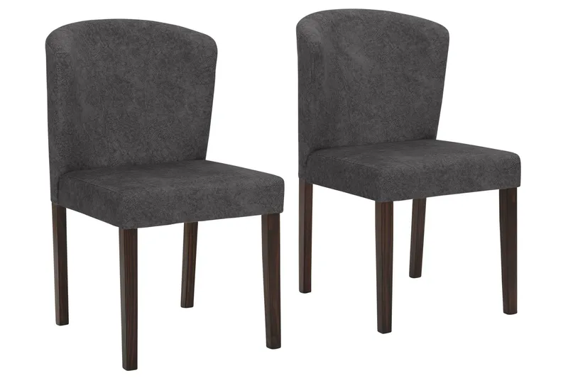 Ugglekull Spisebordsstol, Mørkegrå/Mørkebrun