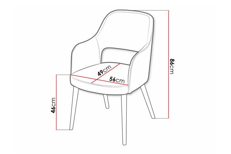 Uptown Matstol White - Møbler - Stole & lænestole - Spisebordsstole & køkkenstole
