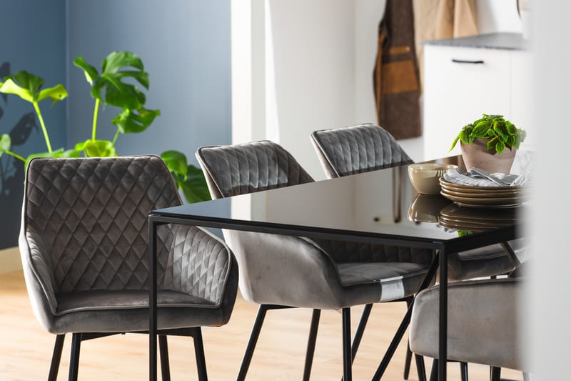 Valleviken Lænestol - Grå - Spisebordsstole & køkkenstole - Armstole