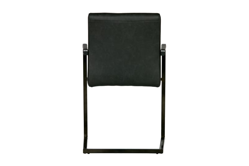 Vanco Spisebordstol Kunstlæder - Antracitgrå - Spisebordsstole & køkkenstole - Armstole