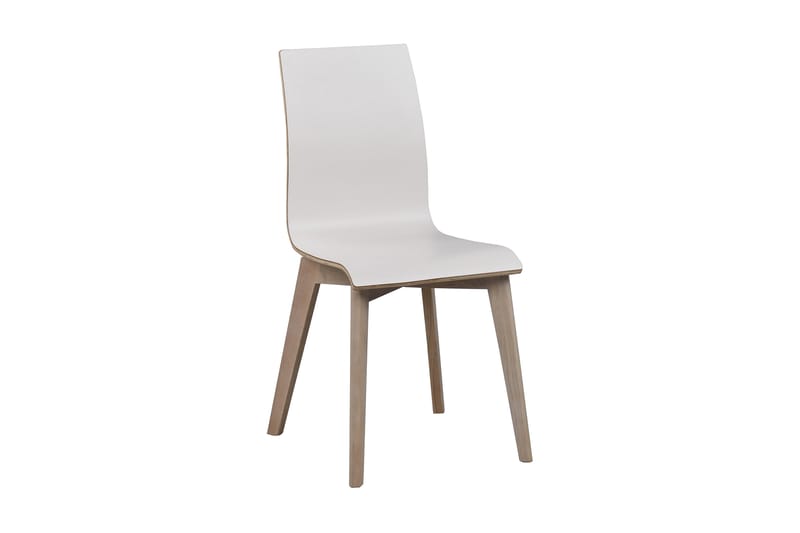 Veinge Køkkenstol - Hvid/Lys Eg - Spisebordsstole & køkkenstole