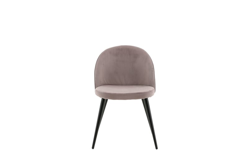 Velvet Spisebordsstol Fløjl - Rosa - Møbler - Stole & lænestole - Spisebordsstole & køkkenstole