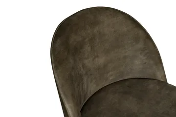 Velvet Spisebordsstol - Grøn/Sort - Møbler - Stole & lænestole - Spisebordsstole & køkkenstole