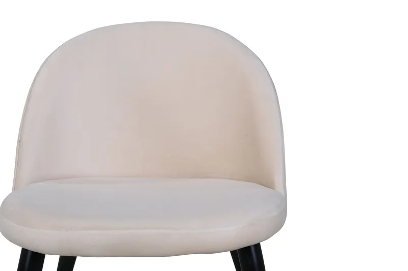 Velvet Stitches Spisebordsstol - Svart - Møbler - Stole & lænestole - Spisebordsstole & køkkenstole