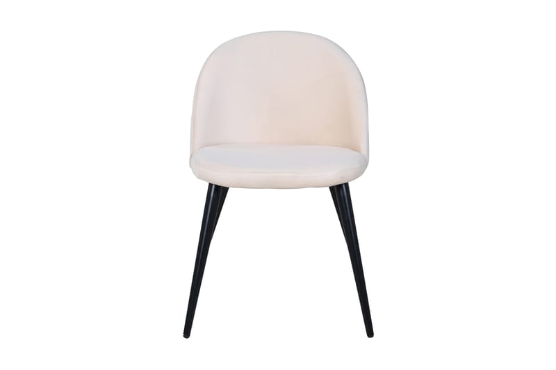 Velvets Spisebordsstol - Sort - Spisebordsstole & køkkenstole