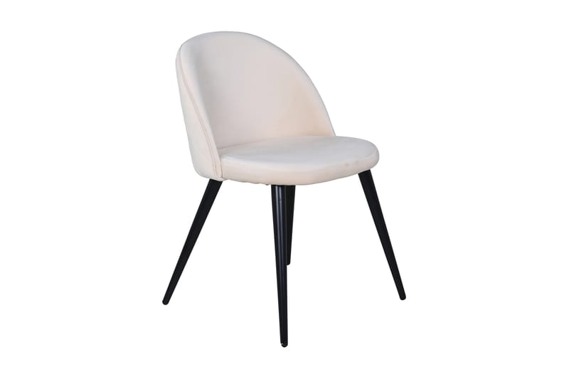 Velvets Spisebordsstol - Sort - Spisebordsstole & køkkenstole