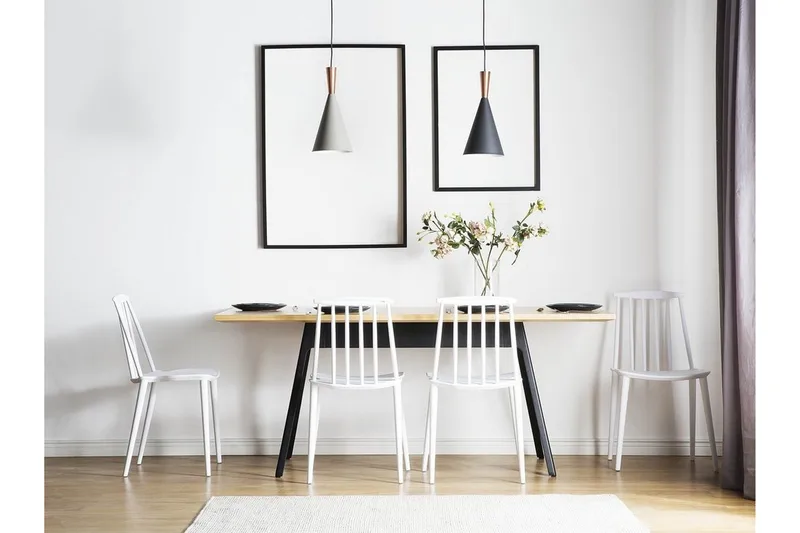 Ventnor stolsæt ca. 2 stk - Hvid - Møbler - Stole & lænestole - Spisebordsstole & køkkenstole