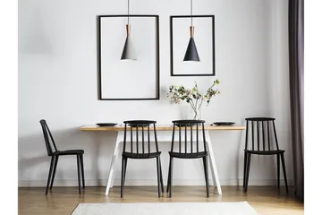 Ventnor stolsæt ca. 2 stk - Sort - Møbler - Stole & lænestole - Spisebordsstole & køkkenstole