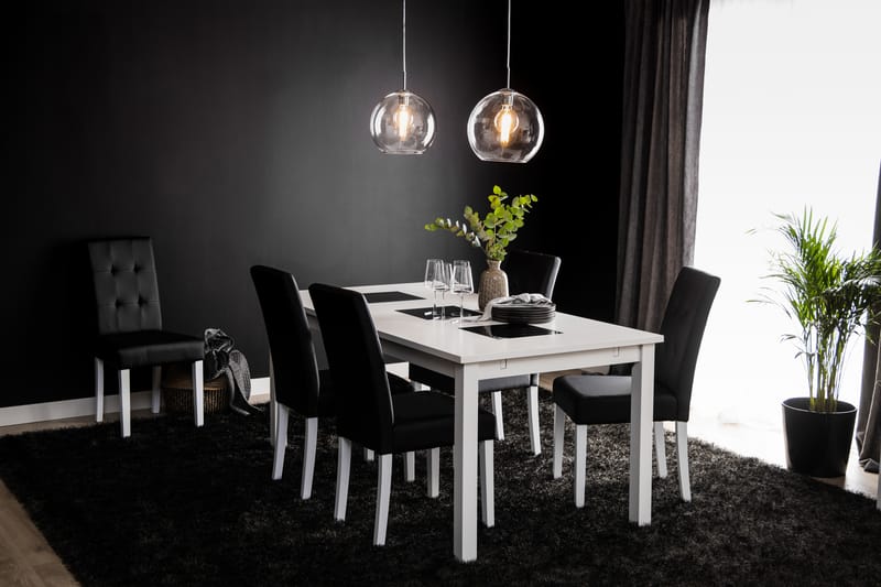 Viktor Spisebordsstol Kunstlæder - Pu/Hvid - Spisebordsstole & køkkenstole