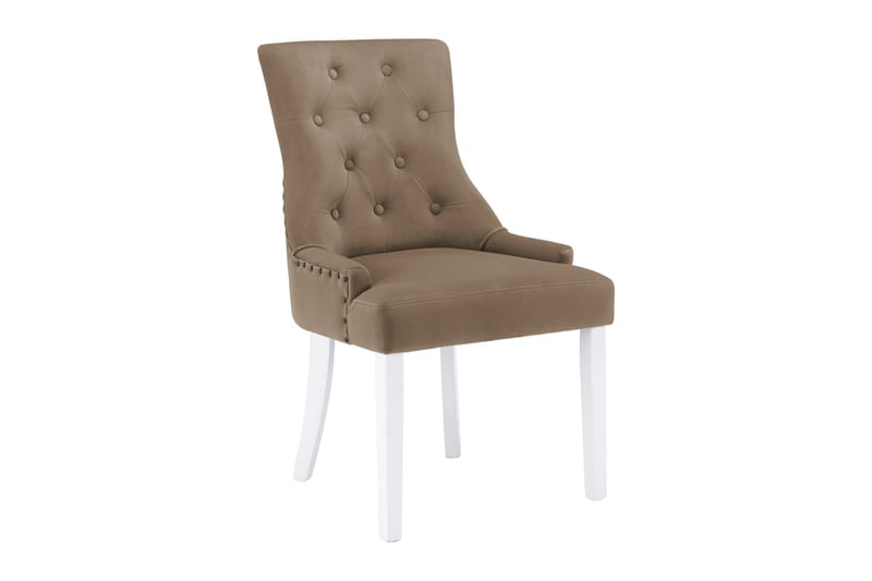 Viktoria Spisebordsstol - Beige/Hvid - Spisebordsstole & køkkenstole