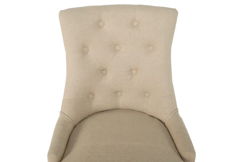 Viktoria Spisebordsstol med Nitter - Beige/Vintage - Møbler - Stole & lænestole - Spisebordsstole & køkkenstole