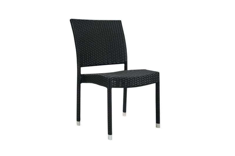 Wicker-3 Stol Sort - Spisebordsstole & køkkenstole