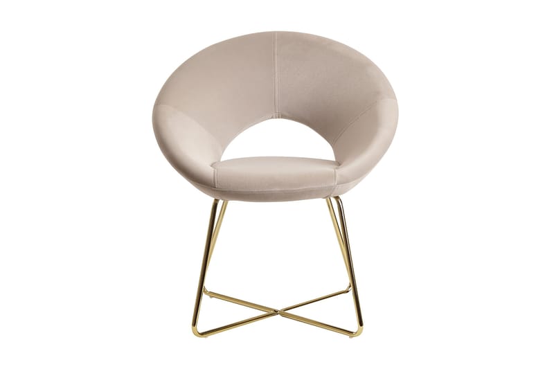 Willowdale Armstol - Creme hvid / guld - Spisebordsstole & køkkenstole - Armstole