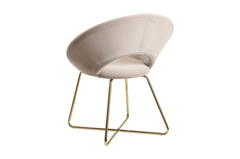 Willowdale Armstol - Creme hvid / guld - Spisebordsstole & køkkenstole - Armstole