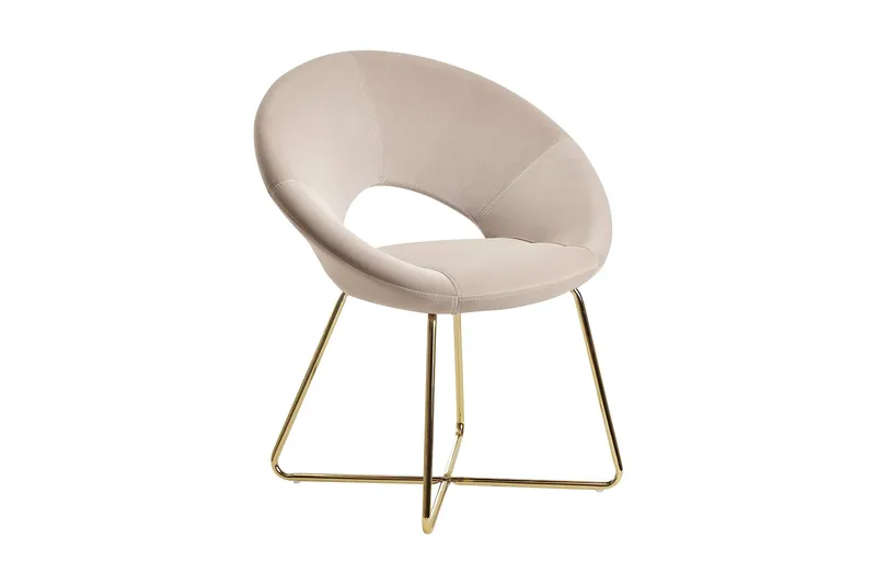 Willowdale Armstol, Creme hvid / guld