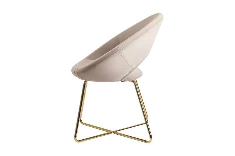 Willowdale Armstol - Creme hvid / guld - Møbler - Stole & lænestole - Spisebordsstole & køkkenstole