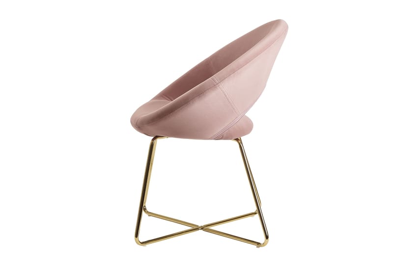 Willowdale Armstol - Lys lyserød/guld - Spisebordsstole & køkkenstole - Armstole