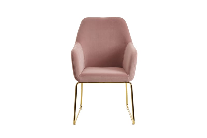 Willowdale Armstol - Lyserød/Guld - Spisebordsstole & køkkenstole - Armstole
