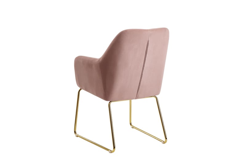 Willowdale Armstol - Lyserød/Guld - Spisebordsstole & køkkenstole - Armstole