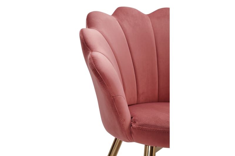 Willowdale Armstol - Mørk lyserød / guld - Spisebordsstole & køkkenstole - Armstole