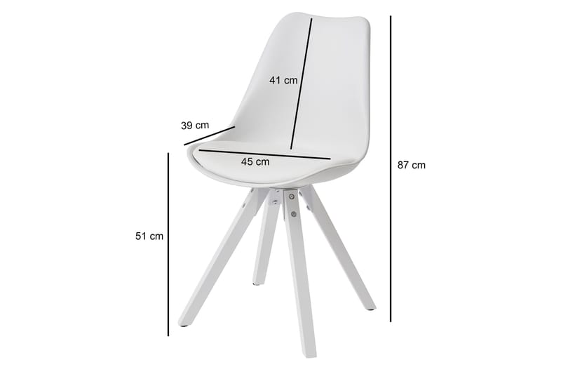 Willowdale Spisebordsstol - Hvid - Møbler - Stole & lænestole - Spisebordsstole & køkkenstole