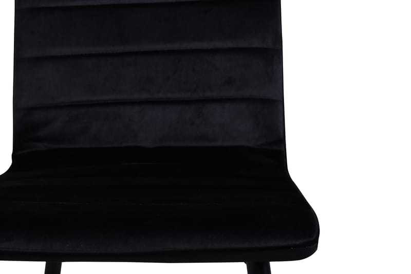 Windu Spisebordsstol - Fløjl/Sort - Møbler - Stole & lænestole - Spisebordsstole & køkkenstole