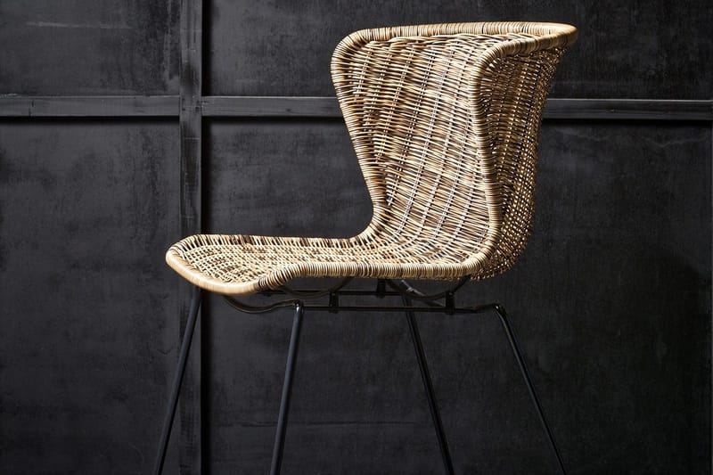 Wings Køkkenstol 2-pak - Natur - Møbler - Stole & lænestole - Spisebordsstole & køkkenstole