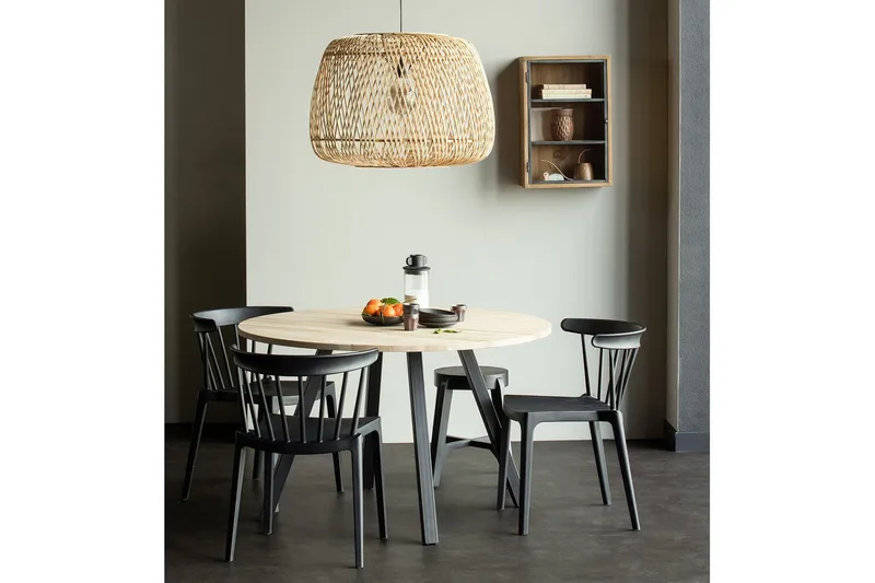 Yamuna Køkkenstol - Sort - Møbler - Stole & lænestole - Spisebordsstole & køkkenstole