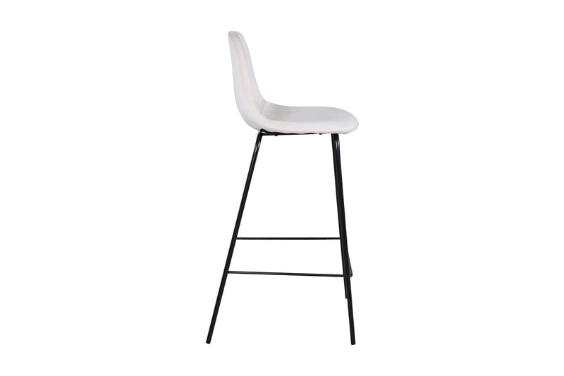Ypas Barstol - Velour/Beige/Sort - Spisebordsstole & køkkenstole