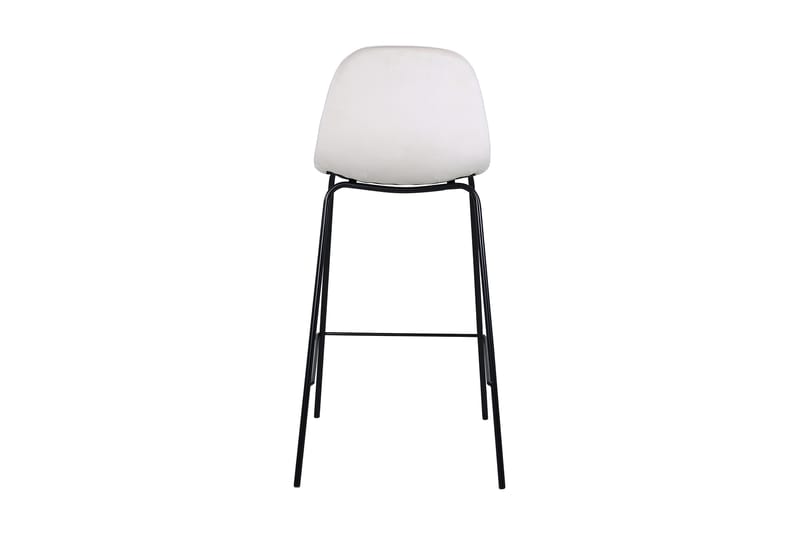 Ypas Barstol - Velour/Beige/Sort - Spisebordsstole & køkkenstole