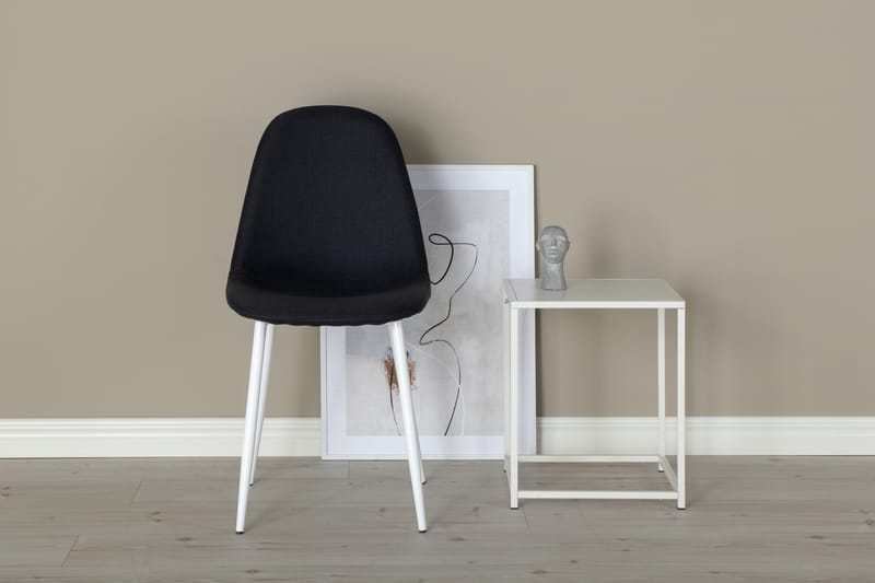 Ypas Spisebordsstol Sort/Hvid - Spisebordsstole & køkkenstole