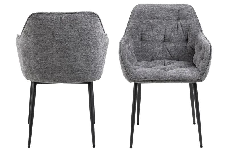 Zabinka Karmstol - Lysegrå - Møbler - Stole & lænestole - Spisebordsstole & køkkenstole