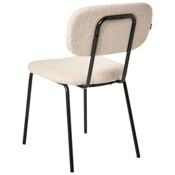 Spisestol Adair 2-pak - Beige, sort - Møbler - Stole & lænestole - Spisebordsstole & køkkenstole