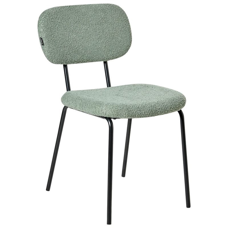 Spisestol Adair 2-pak - Grøn, Sort - Møbler - Stole & lænestole - Spisebordsstole & køkkenstole