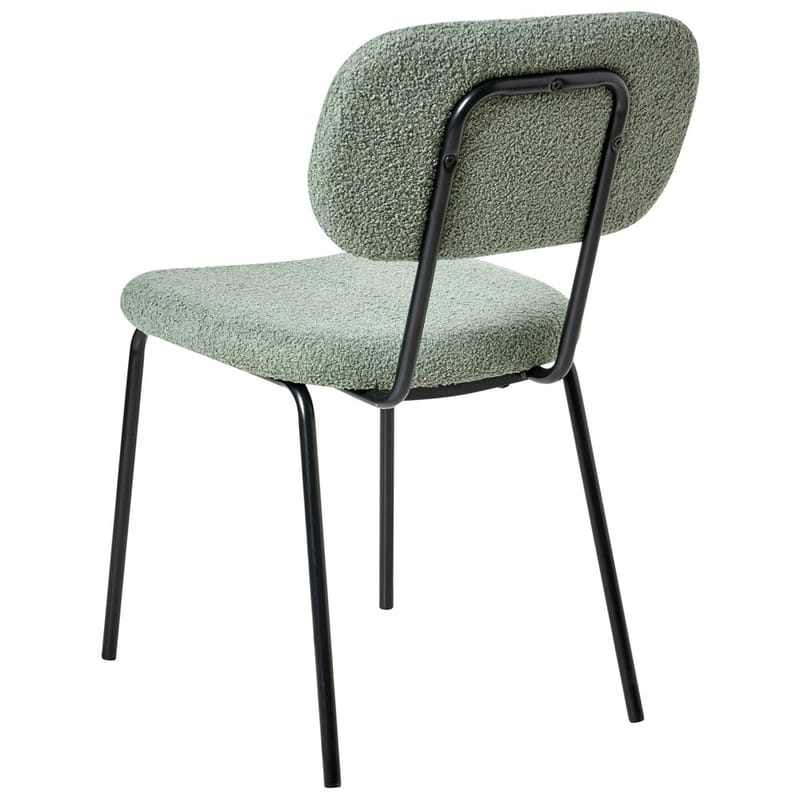 Spisestol Adair 2-pak - Grøn, Sort - Møbler - Stole & lænestole - Spisebordsstole & køkkenstole