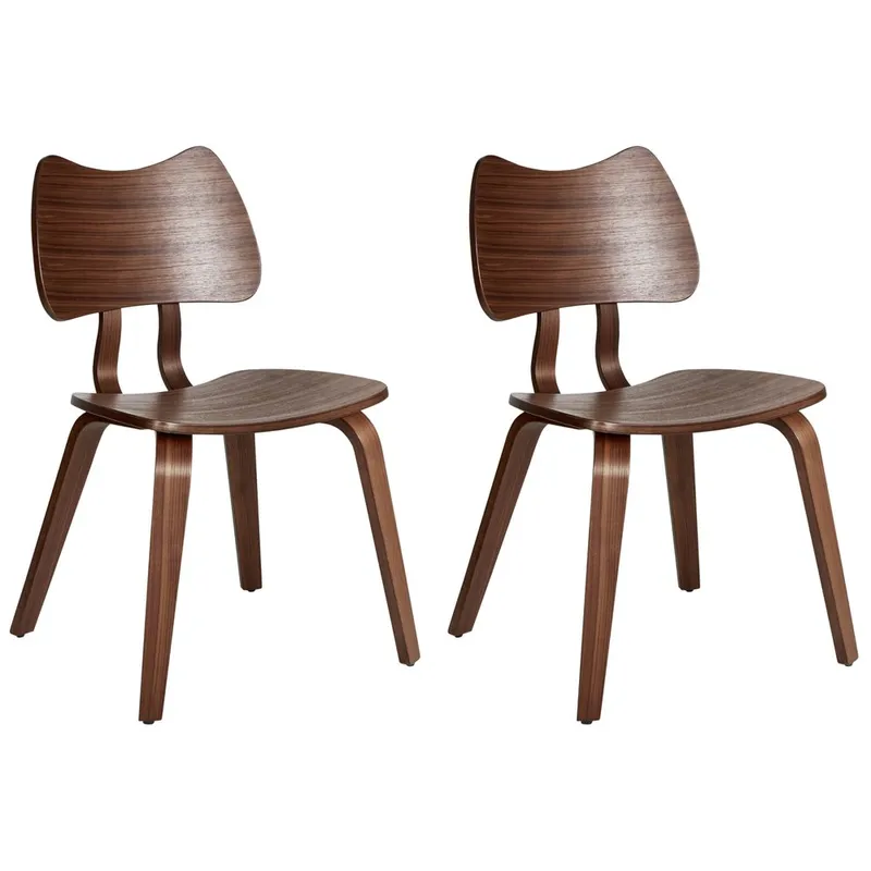 Spisestol Diana 2-pak, Mørkebrun