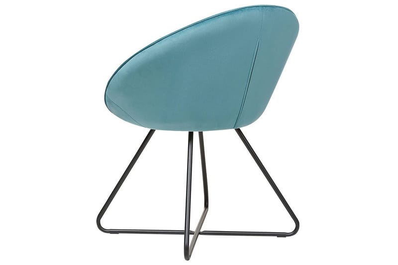 Spisestol Floby ll - Blå, sort - Møbler - Stole & lænestole - Lænestole